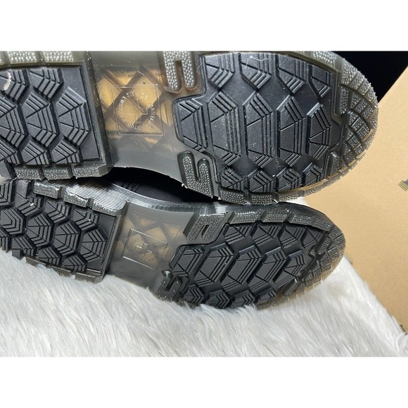 Dr. Martens 1460 Kolbert Boot Triple All Black Combat Fur Lined Waterproof sz 5 - Picture 4 of 5